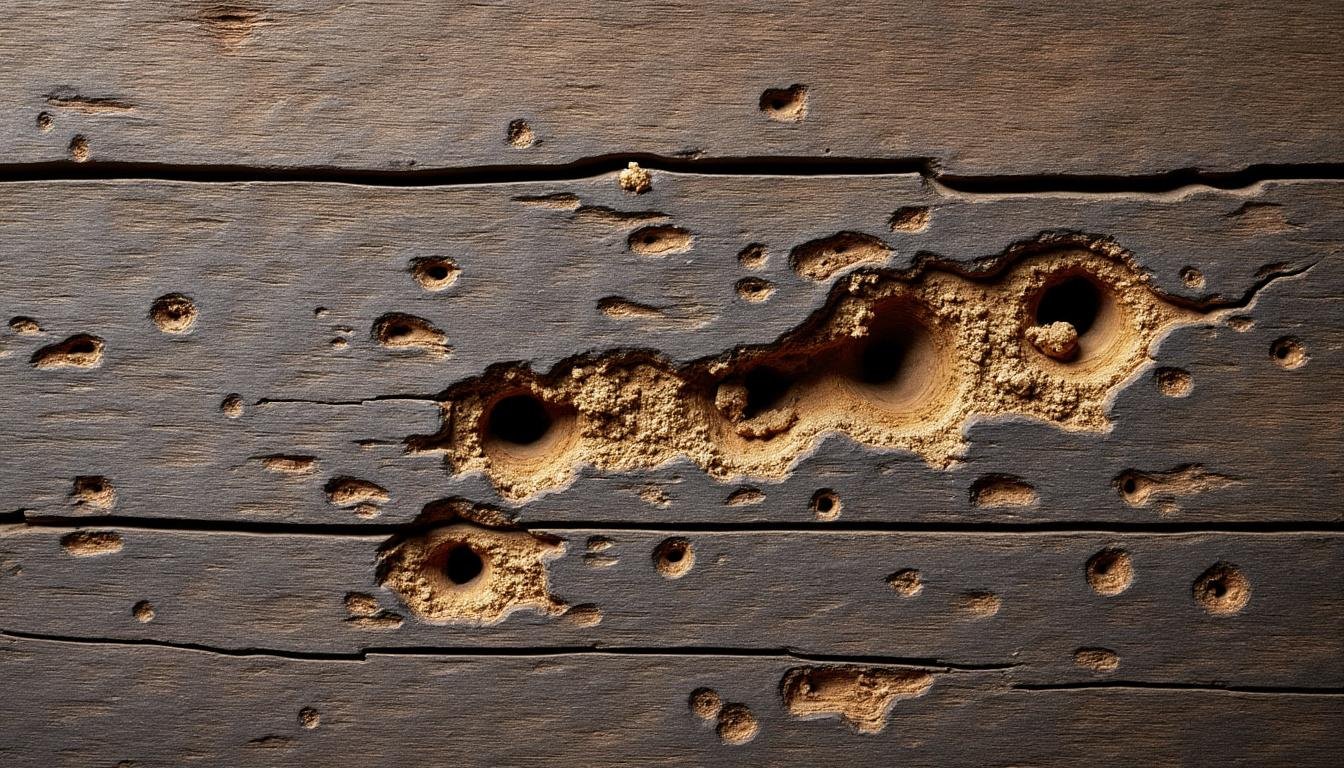 découvrez comment distinguer les trous dans le bois causés par les vrillettes des dégâts provoqués par les termites grâce à nos conseils pratiques et astuces d'experts.